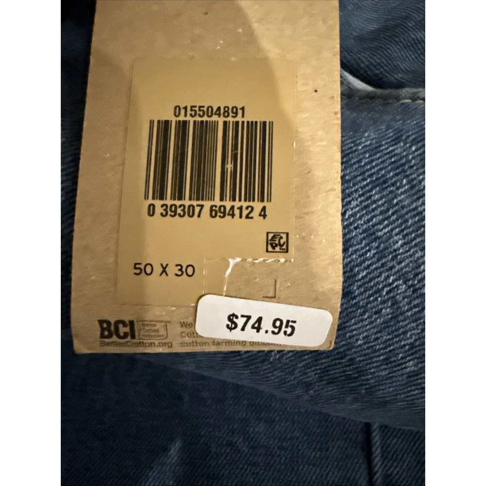 Levi's 550 Relaxed Fit Tapered Leg Medium Wash‎ Blue Jeans Size 50x30, NWT